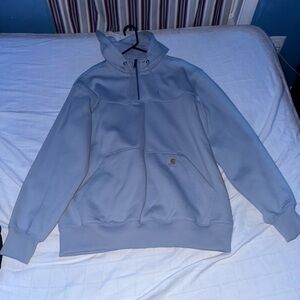 LIGHT BLUE MENS CARHARTT HOODIE
